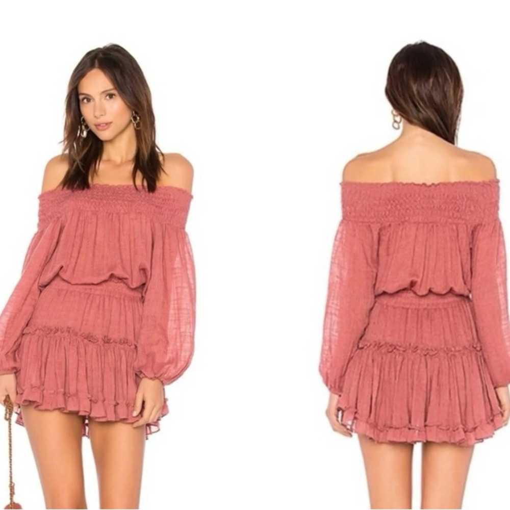 MISA Los Angeles Darla Dress in Brick